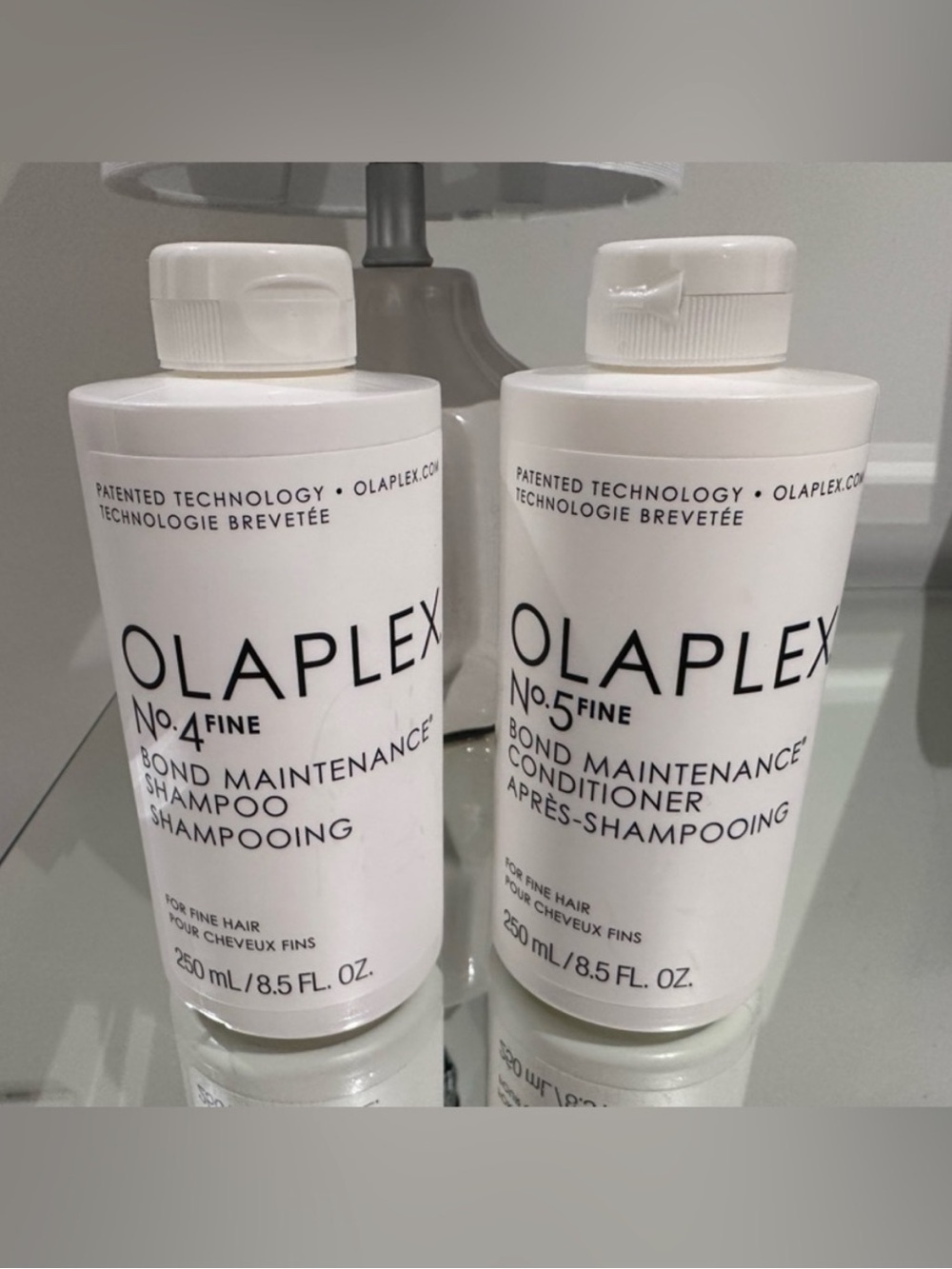OLAPLEX No.4 & 5 Mini Bundle Fine Bond Maintenance Shampoo & Conditioner NWT
